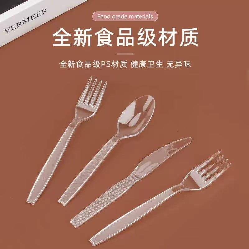 7in. Plastic Black Fork - 1000/Case
