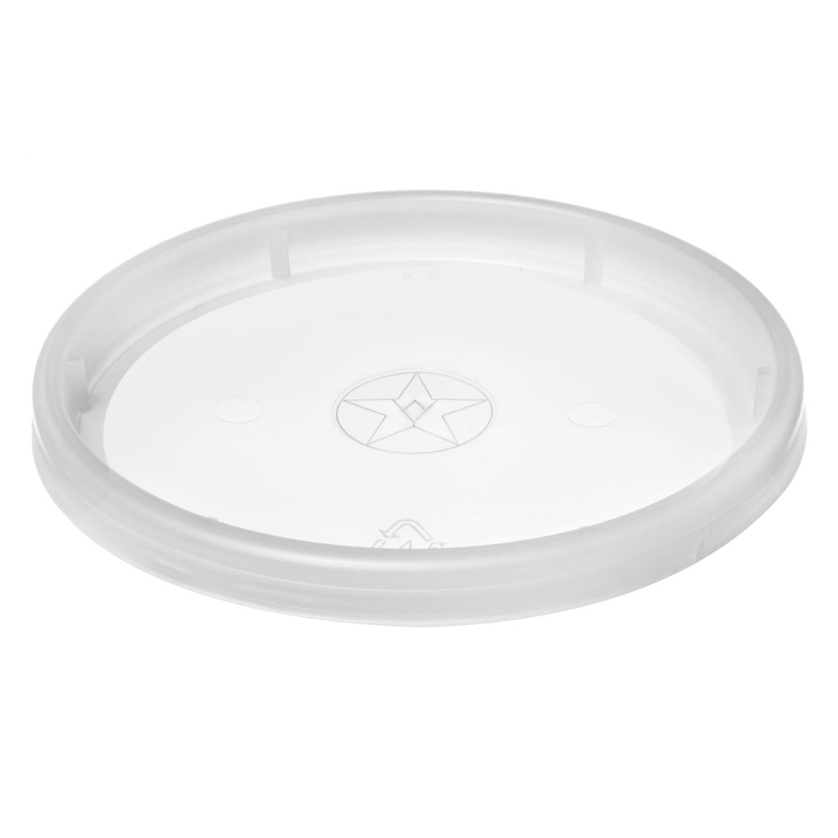 WY Round Clear Plastic Soup Container Set 16 oz. - 240/Case