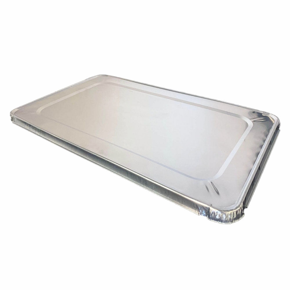 WS Full Size 21 X 13 X 0.75 Rectangular Aluminum Foil Steam Table Pan Lid - 40/Case