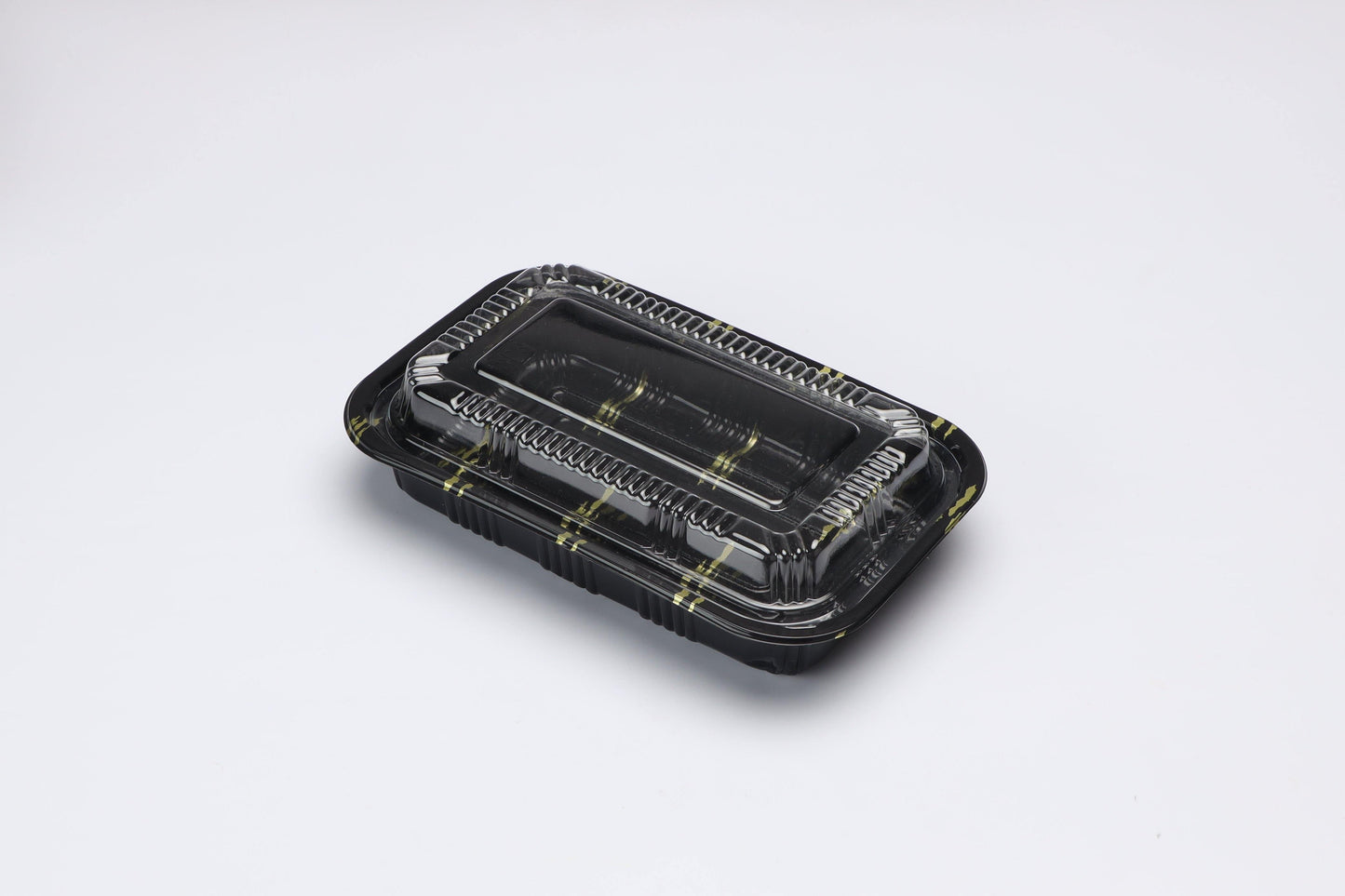 515 Rectangular Black Plastic Container Set 8 X 5 1/8 X 1 3/8-450/ Case