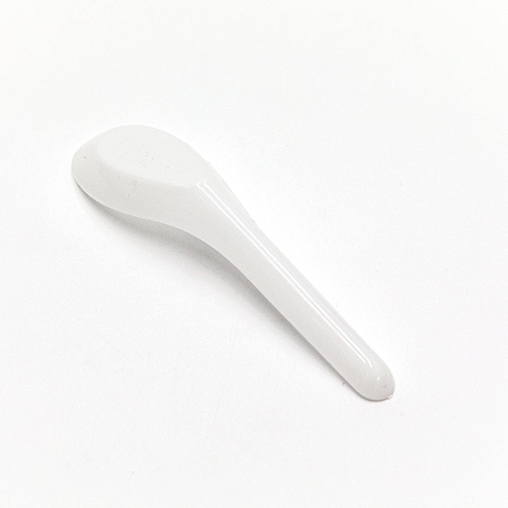 6 White Chinese Plastic Spoon - 850/Case