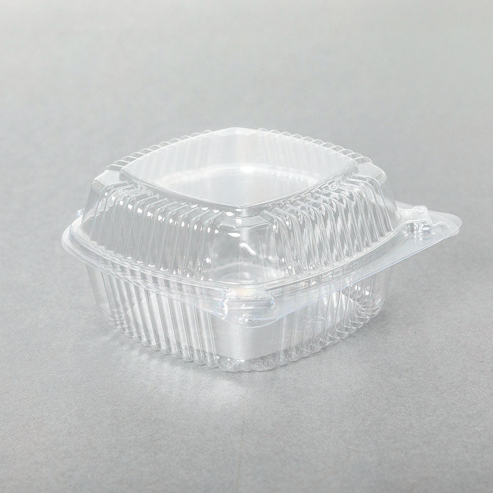 J038 Square Clear Plastic Container 12 oz. - 240/Case