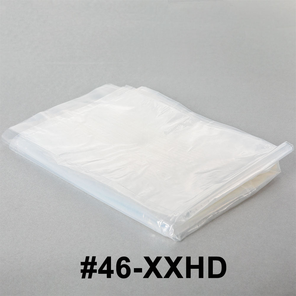 LDPE Clear Garbage Bag #46 XXHD Heavy Duty 23 X 46 - 40/Case