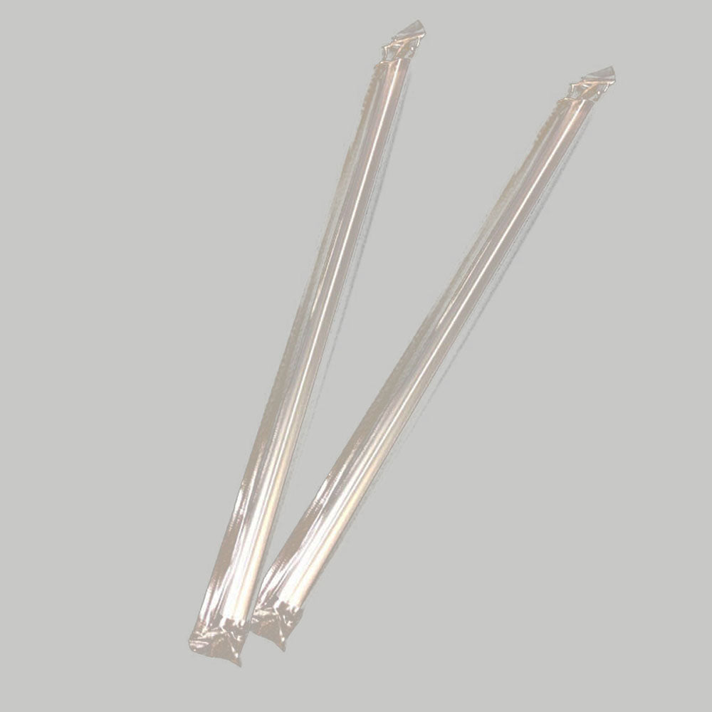 Clear Wraped Plastic Pointed Straw 8.5 - 4000/Case