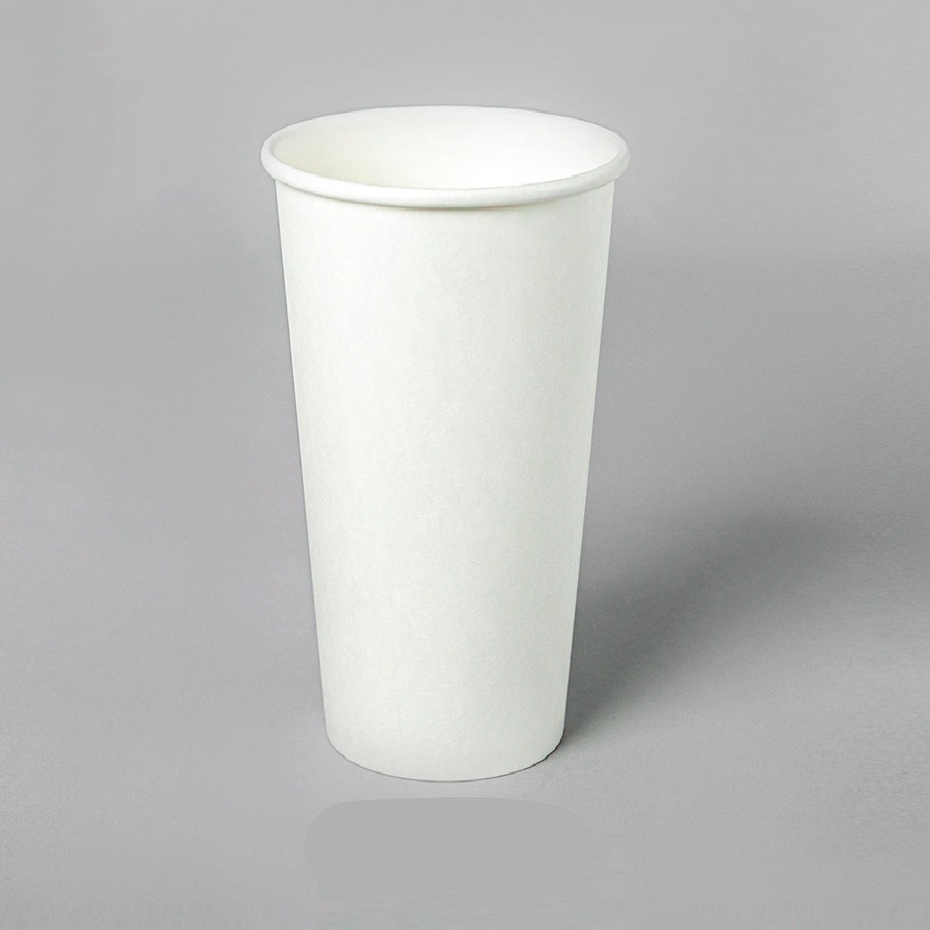 White Paper Coffee Cups 20 oz. - 500/Case