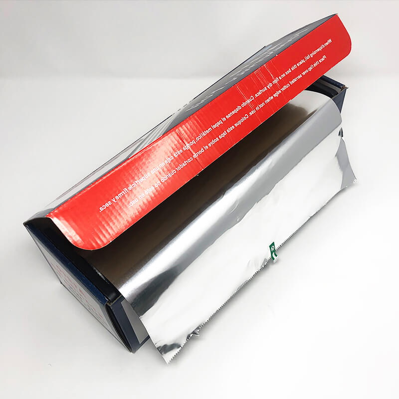 12 X 1000' Food Service Standard Aluminum Foil Roll with Serrated Cutter