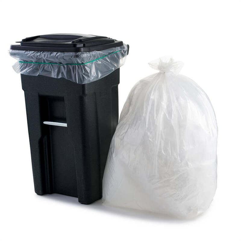 Clear Plastic Garbage Bag 23 X 46 #46 - 30/Case