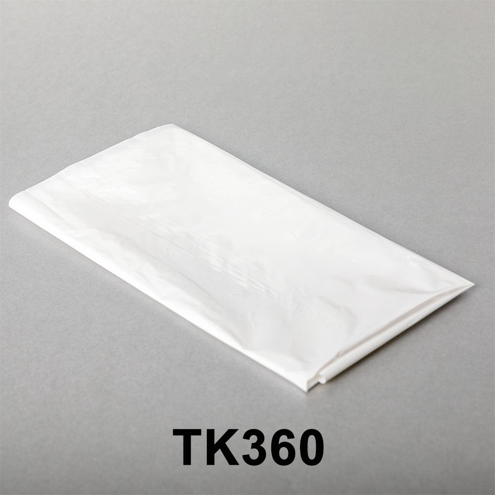 White Plastic Garbage Bag 30 Gallon 15 X 9 X 30 - 95/Case
