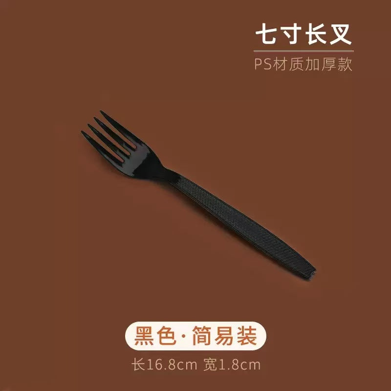 7 Plastic Clear Fork - 1000/Case