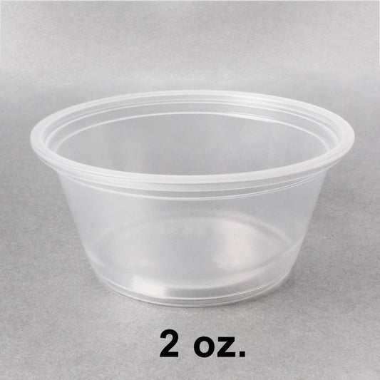 Dart 2 oz. Clear Plastic Portion Cup (Not Combo) - 2500/Case