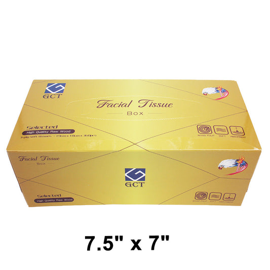 3-Ply Facial Tissue 7.5 X 7. 360 Sheets/Box - 24 Boxes/Case