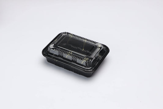 FH507 Rectangular Black Plastic Container Set