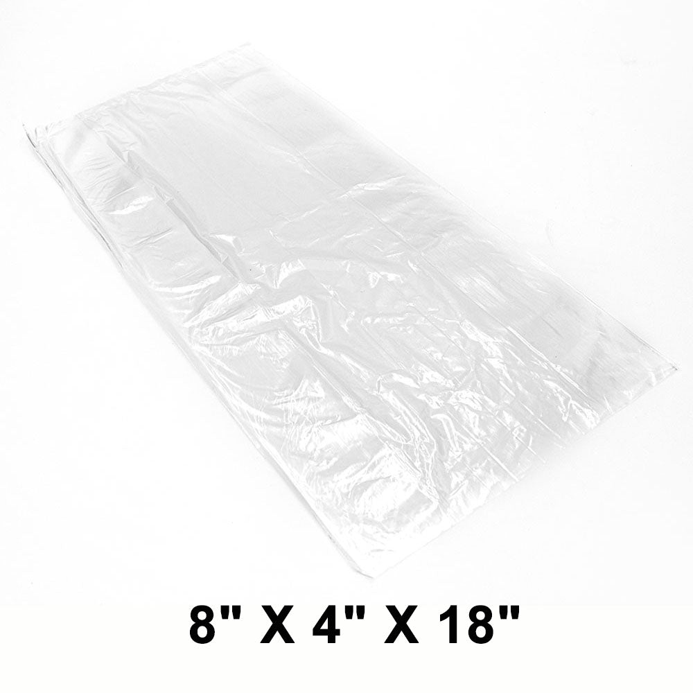 LDPE Clear Flat Bag 8 X 4 X 18 - 260/Case