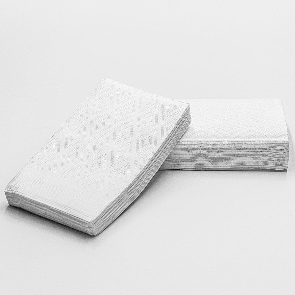 16.5 X 14.5 White 2-Ply Dinner Napkin - 2300/Case