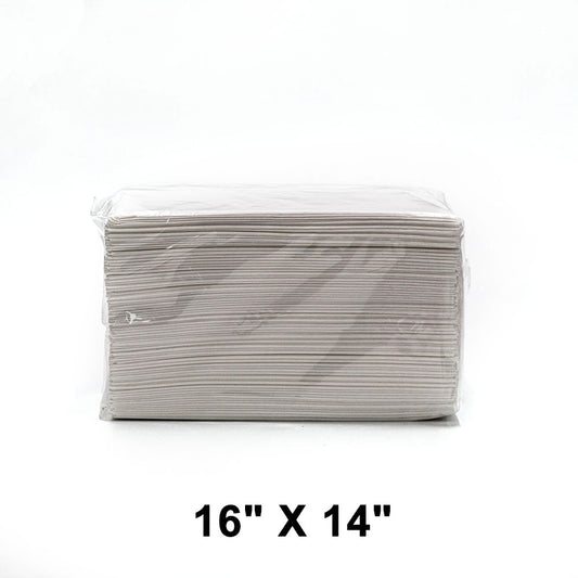 HW 16 X 14 White 2-Ply Dinner Napkin - 2000/Case