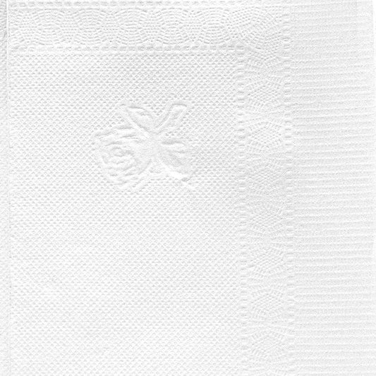 HW 16 X 14.5 White Premium Dinner Napkin 2-Ply - 1800/Case