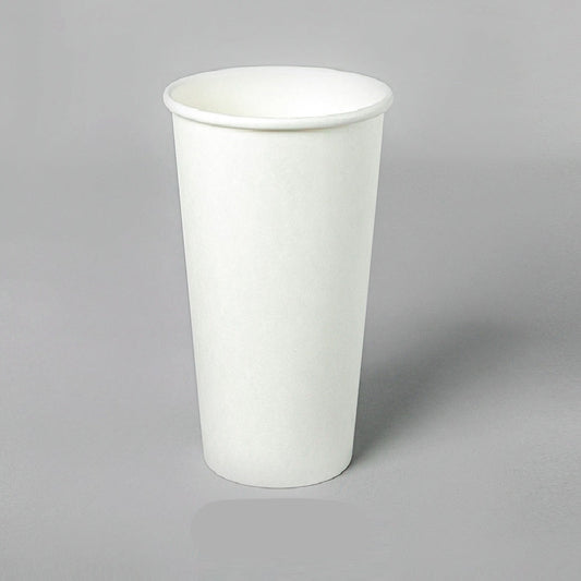 White Paper Coffee Cups 20 oz. - 500/Case