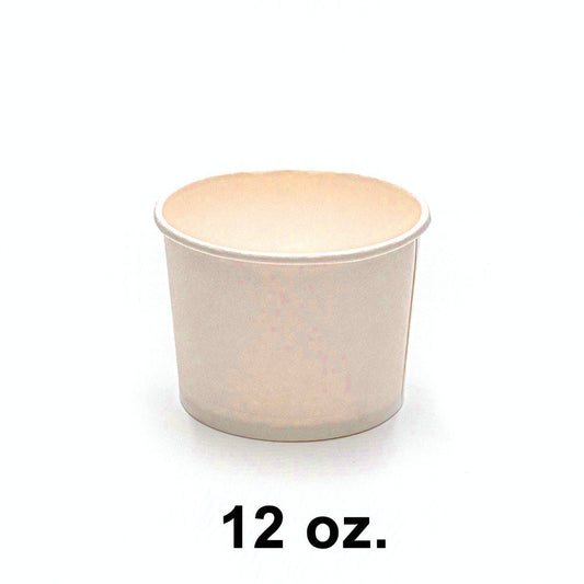 12 OZ PAPER SOUP CONTAINER (2 base+1 lid) 12-SJ