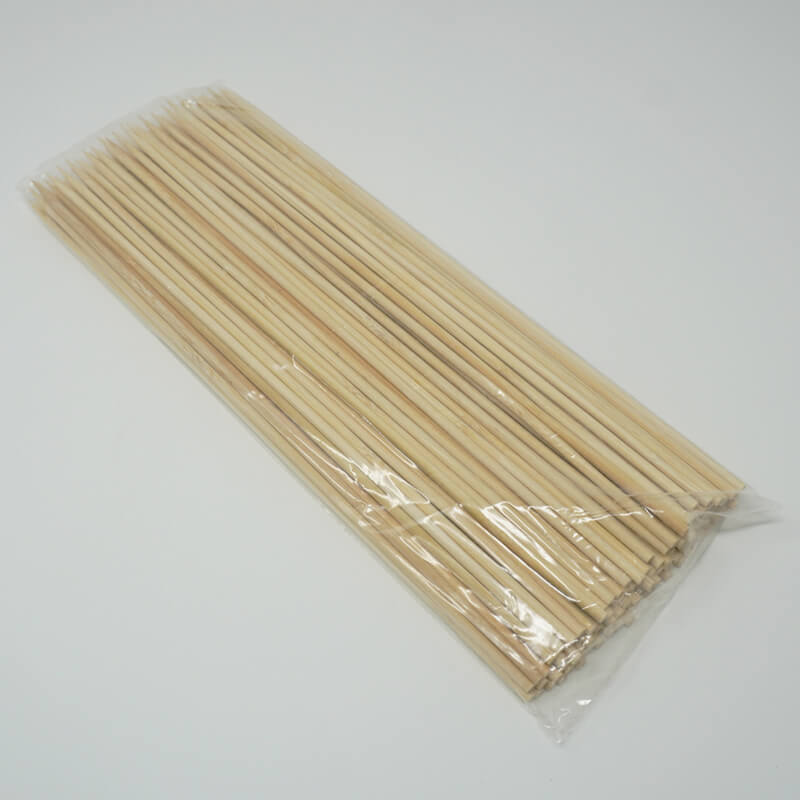 5/32 (4 mm) X 12 Thick Round Bamboo Skewer - 5000/Case