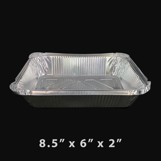 2.25 lb. Oblong Aluminum Foil Pan 8.5 X 6 X 2 (788) (Not Combo) - 500/Case