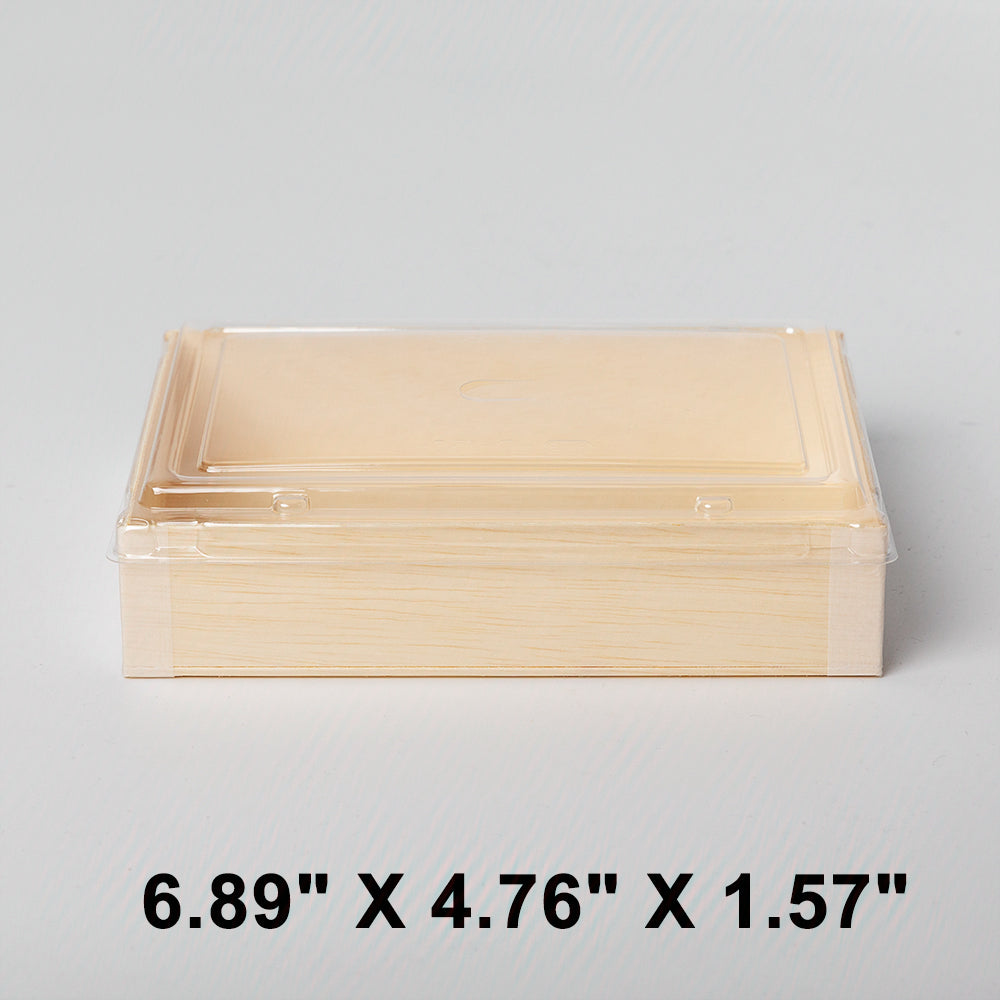 Premium Rectangular Wooden Box Set 6.89 X 4.76 X 1.57 - 600/Case