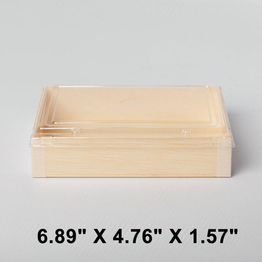 Premium Rectangular Wooden Box Set 6.89 X 4.76 X 1.57 - 600/Case