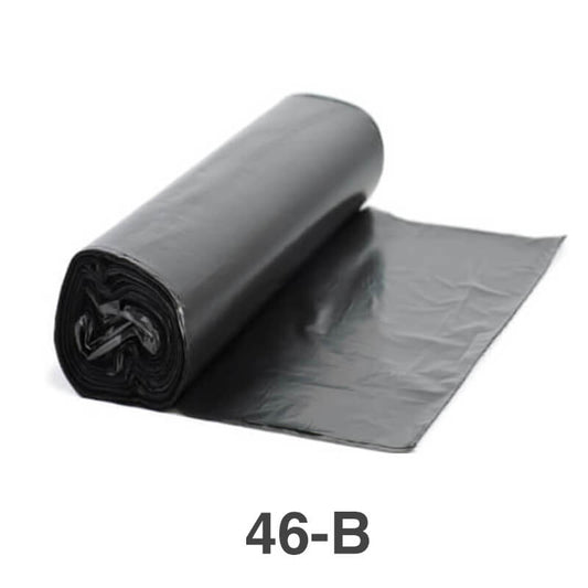 Black Plastic Garbage Bag 23 X 46 #46 - 100/Case
