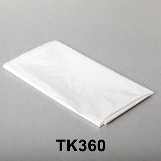 White Plastic Garbage Bag 30 Gallon 15 X 9 X 30 - 95/Case