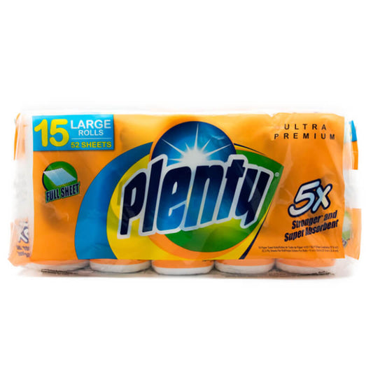 Plenty Towels 2-Ply White 52 Sheet 11 X 10.4 - 15/Case