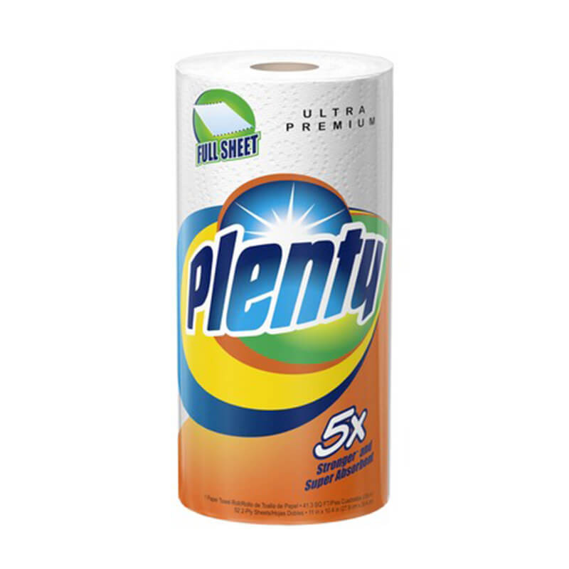 Plenty Towels 2-Ply White 52 Sheet 11 X 10.4 - 15/Case